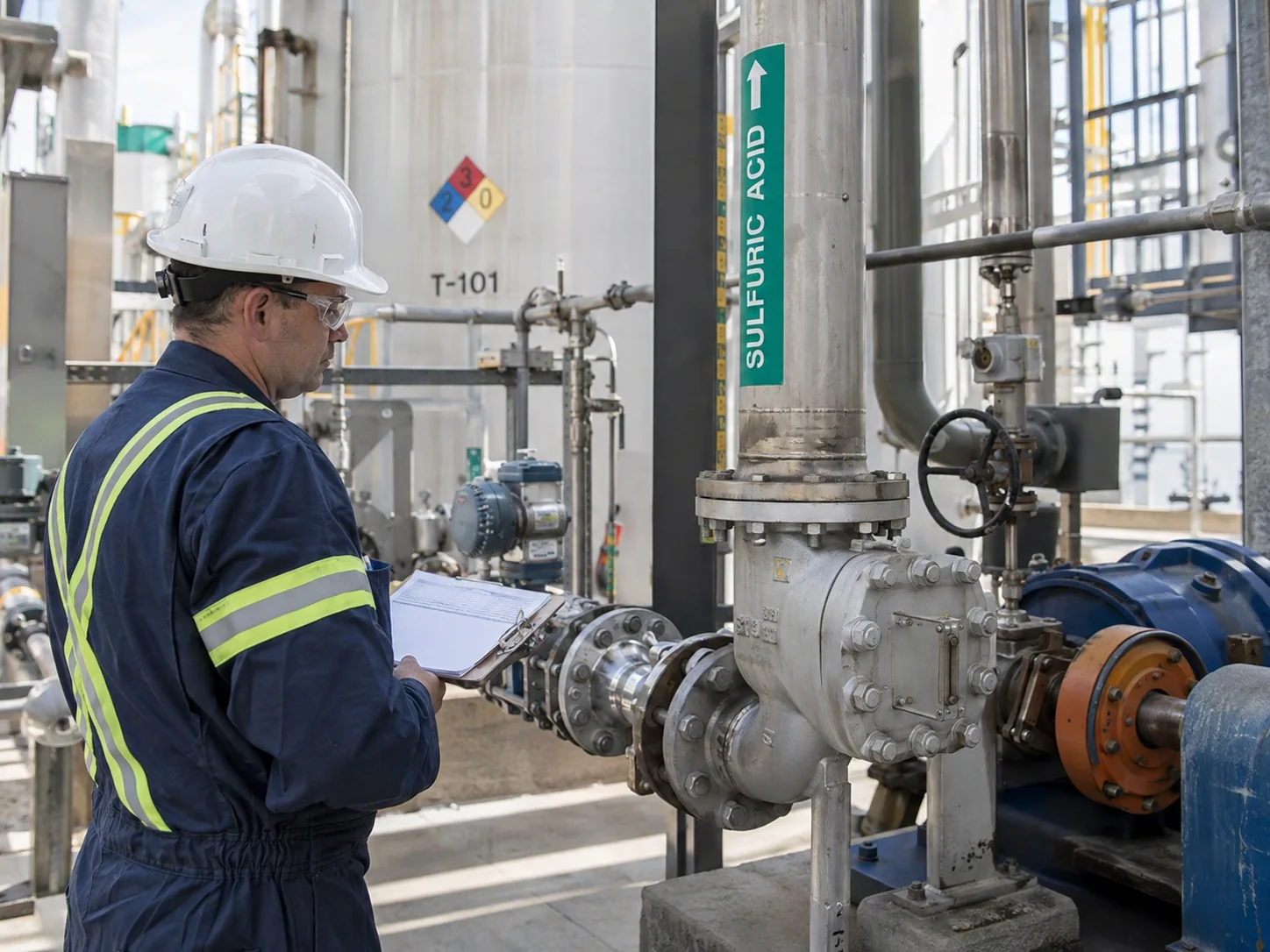 PTFE Gasket Solution for Corrosive Chemical Processing Equipment
